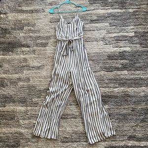 American Eagle Striped Jumpsuit